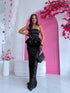 Dress, flitter dress "MERMAID" - BLACK